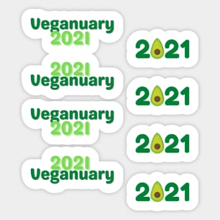 vegan sticker pack Sticker